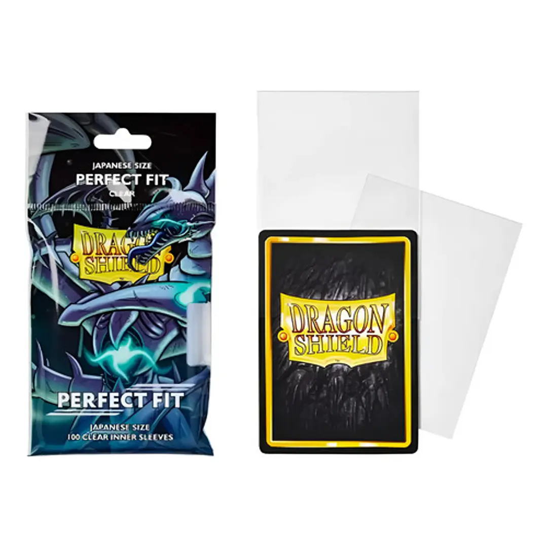 DRAGON SHIELD PERFECT FIT JAPANESE SIZE CLEAR INNER SLEEVES 4
