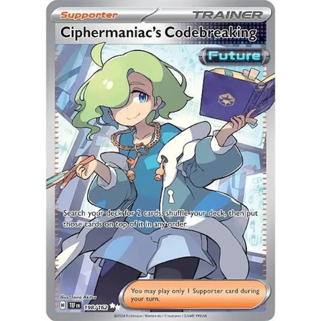 POKEMON TCG CIPHERMANIAC´S CODEBREAKING TEF EN 198/162 SV05 1