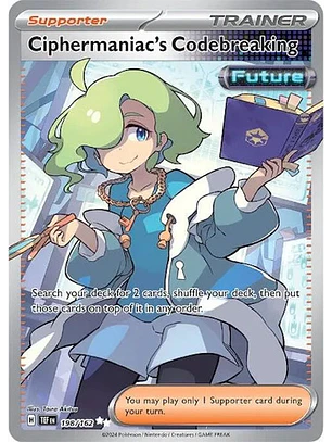 POKEMON TCG CIPHERMANIAC´S CODEBREAKING TEF EN 198/162 SV05