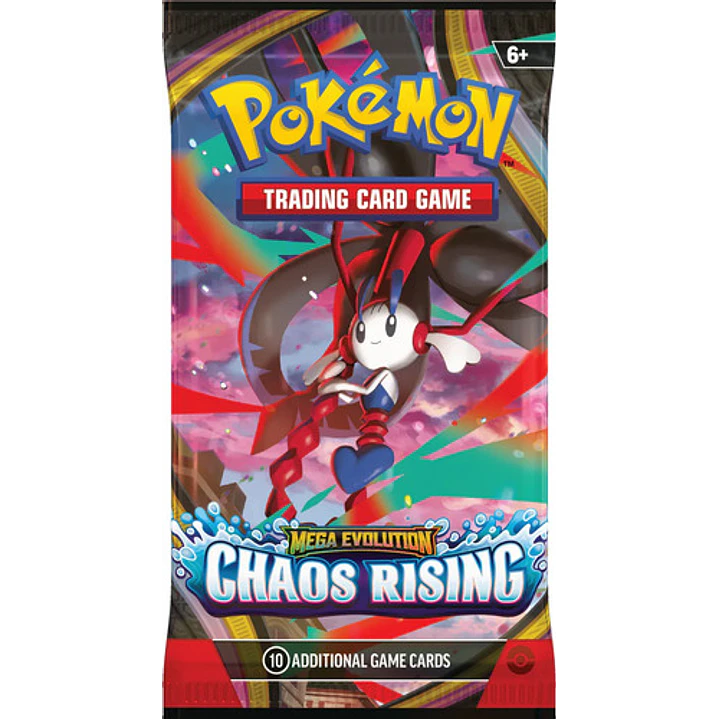 POKEMON TCG MEGA EVOLUTION CHAOS RISING BOOSTER BOX INGLES 7