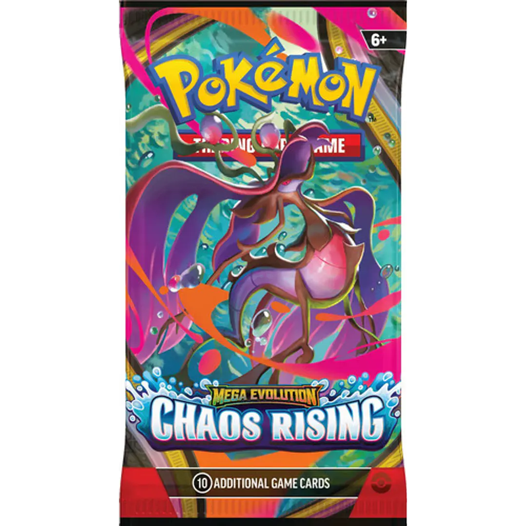 POKEMON TCG MEGA EVOLUTION CHAOS RISING BOOSTER BOX INGLES 9
