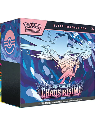 POKEMON TCG MEGA EVOLUTION CHAOS RISING ELITE TRAINER BOX INGLES