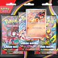 POKEMON TCG MEGA EVOLUTION CHAOS RISING 3 PACK BLISTER INGLES - Miniatura 1