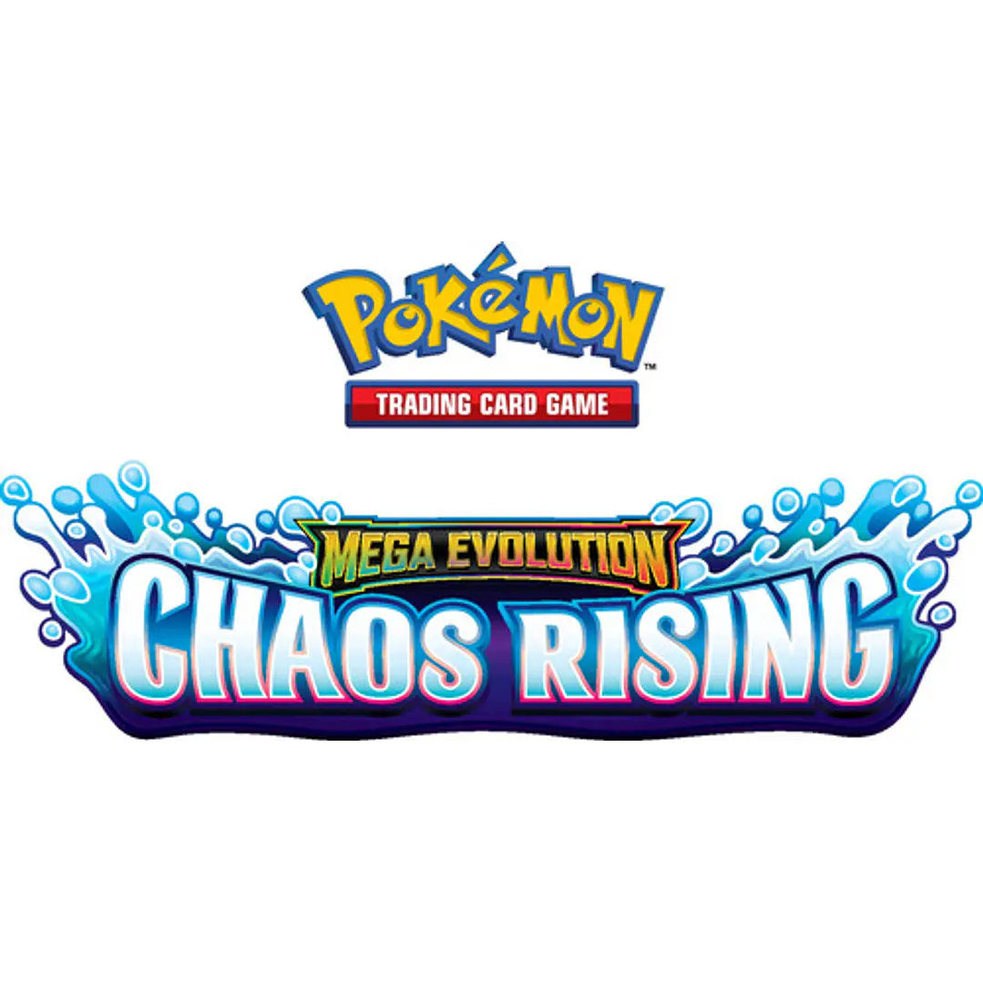 POKEMON TCG MEGA EVOLUTION CHAOS RISING 3 PACK BLISTER INGLES 4