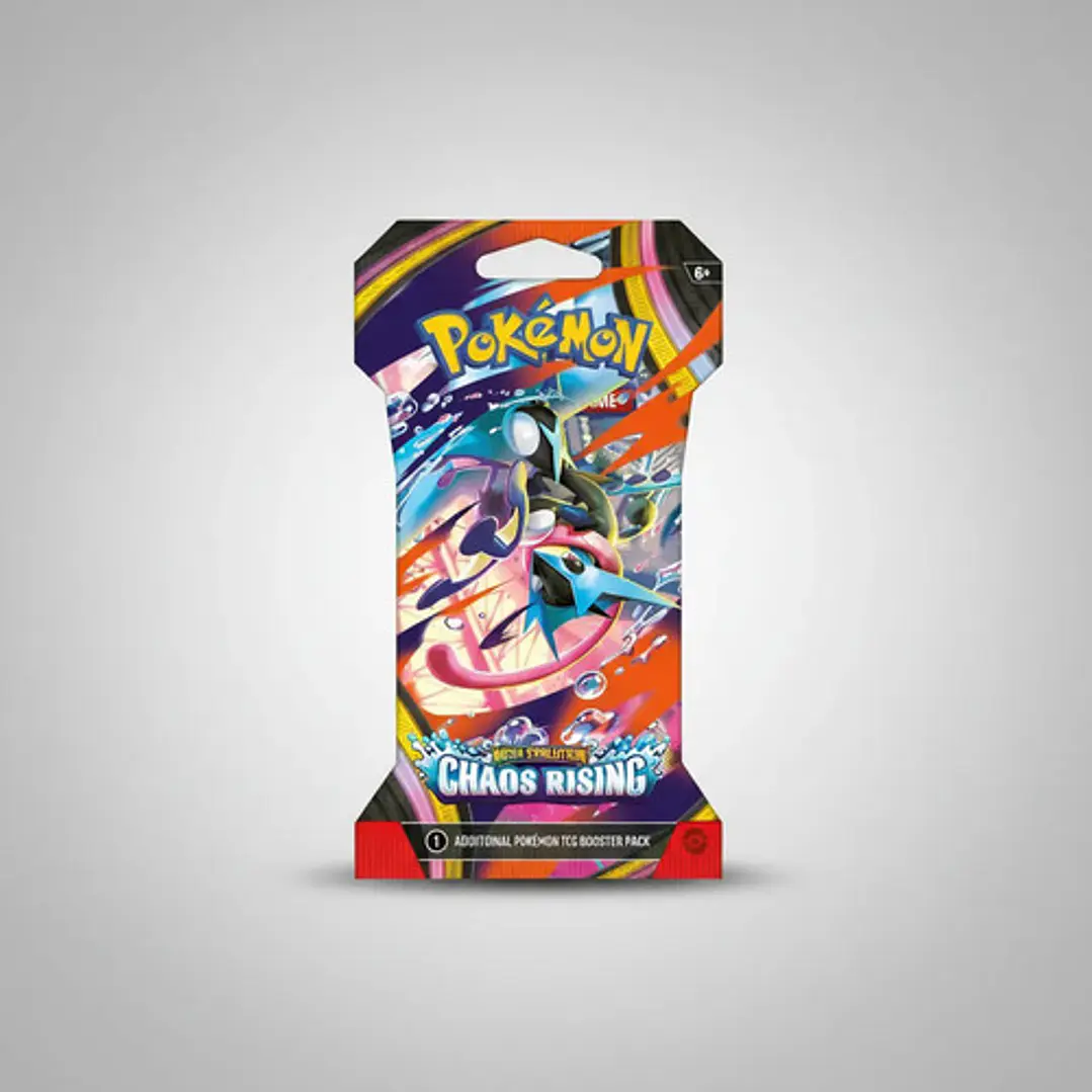 POKEMON TCG MEGA EVOLUTION CHAOS RISING SLEEVED BOOSTER INGLES 2
