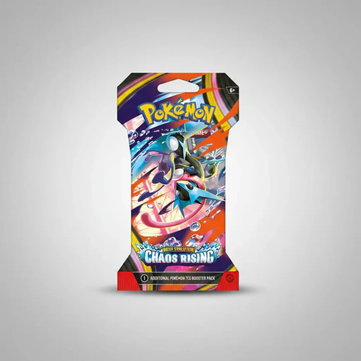 POKEMON TCG MEGA EVOLUTION CHAOS RISING SLEEVED BOOSTER INGLES 2