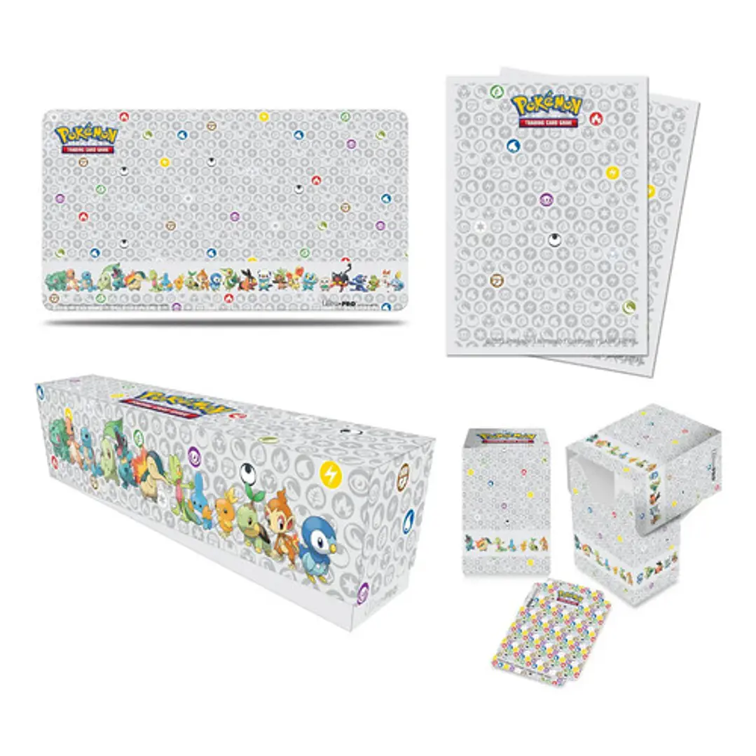 POKEMON TCG FIRST PARTNER ACCESSORY BUNDLE ULTRA PRO KIT DE ACCESORIOS 6