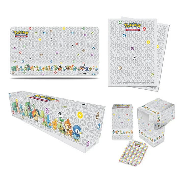 POKEMON TCG FIRST PARTNER ACCESSORY BUNDLE ULTRA PRO KIT DE ACCESORIOS 6