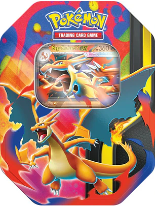 POKÉMON TCG MEGA CHARIZARD Y EX TIN INGLES