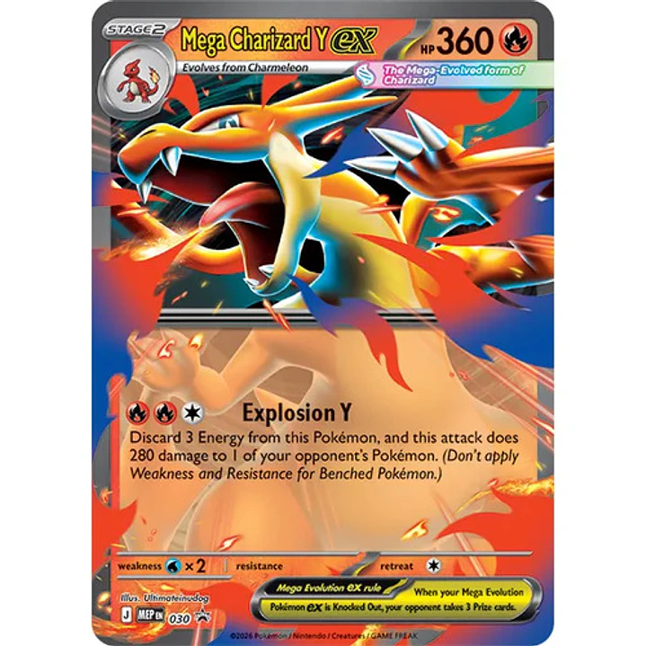 POKÉMON TCG MEGA CHARIZARD Y EX TIN INGLES 2