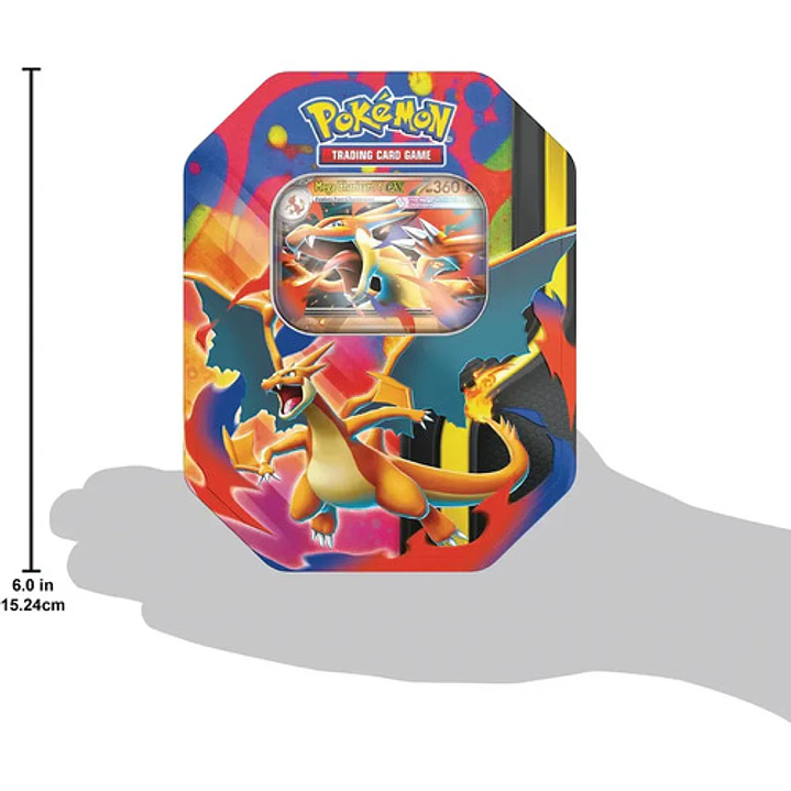 POKÉMON TCG MEGA CHARIZARD Y EX TIN INGLES 5