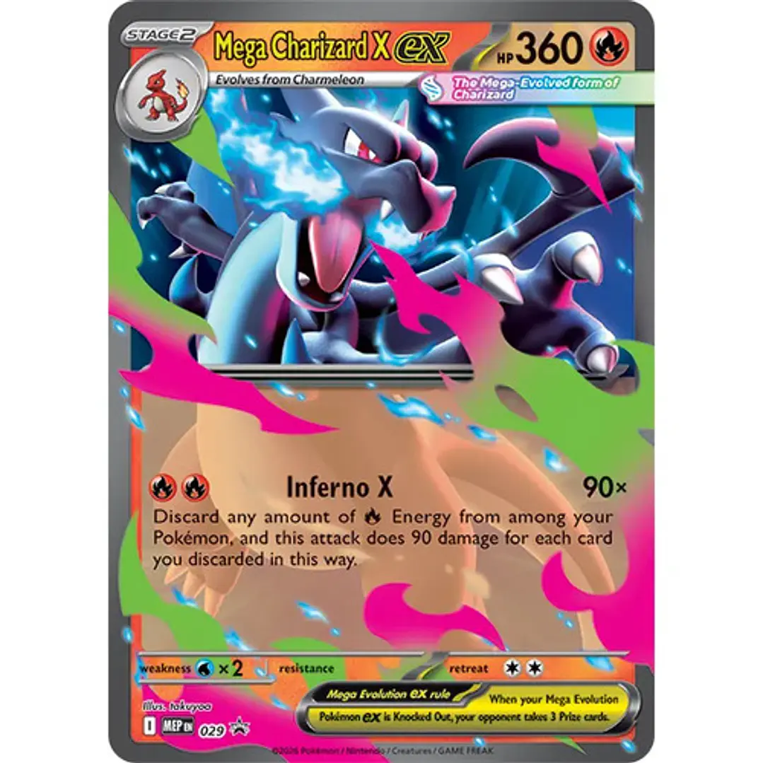 POKÉMON TCG MEGA CHARIZARD X EX TIN INGLES 2
