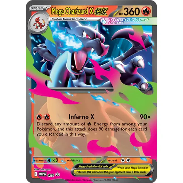 POKÉMON TCG MEGA CHARIZARD X EX TIN INGLES 2