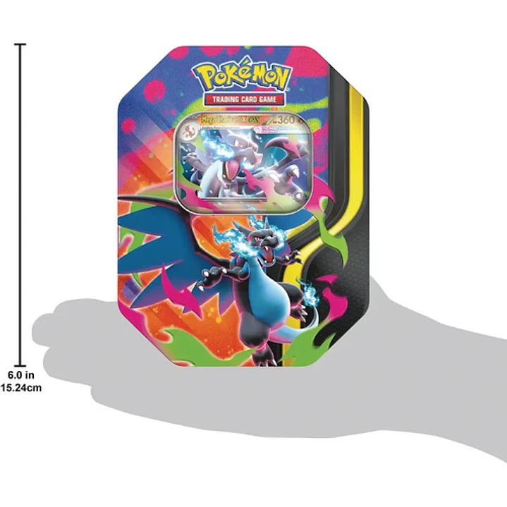 POKÉMON TCG MEGA CHARIZARD X EX TIN INGLES 5