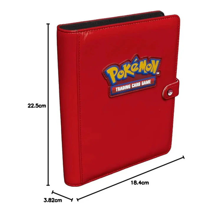 Pokémon Tcg Red Snap Binder Ultra Pro Carpeta 4 Espacios 3