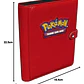 Pokémon Tcg Red Snap Binder Ultra Pro Carpeta 4 Espacios - Miniatura 3