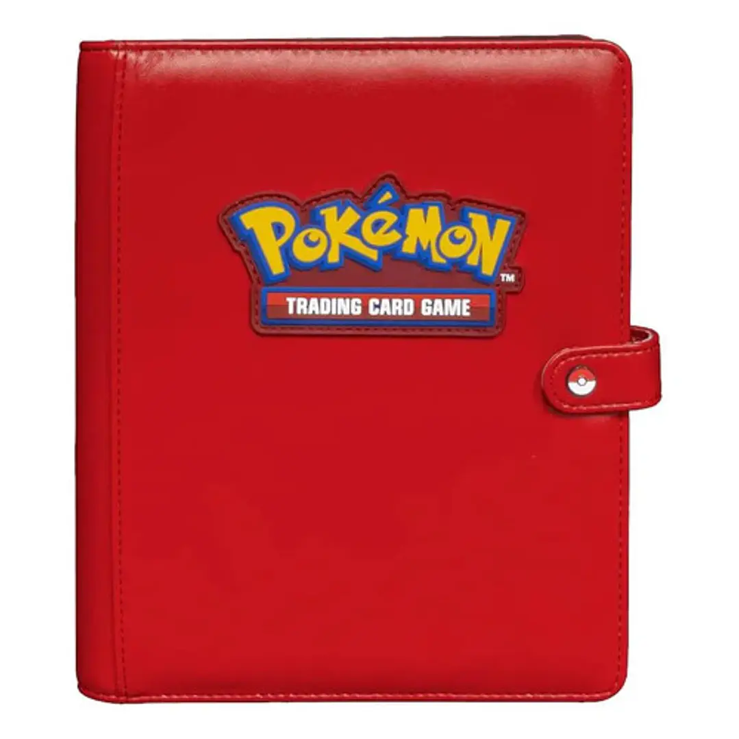 Pokémon Tcg Red Snap Binder Ultra Pro Carpeta 4 Espacios 4