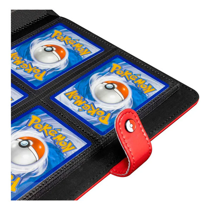 Pokémon Tcg Red Snap Binder Ultra Pro Carpeta 4 Espacios 7