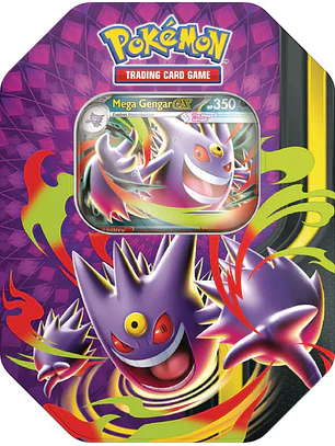 POKÉMON TCG MEGA MOONLIT TIN MEGA GENGAR EX INGLES