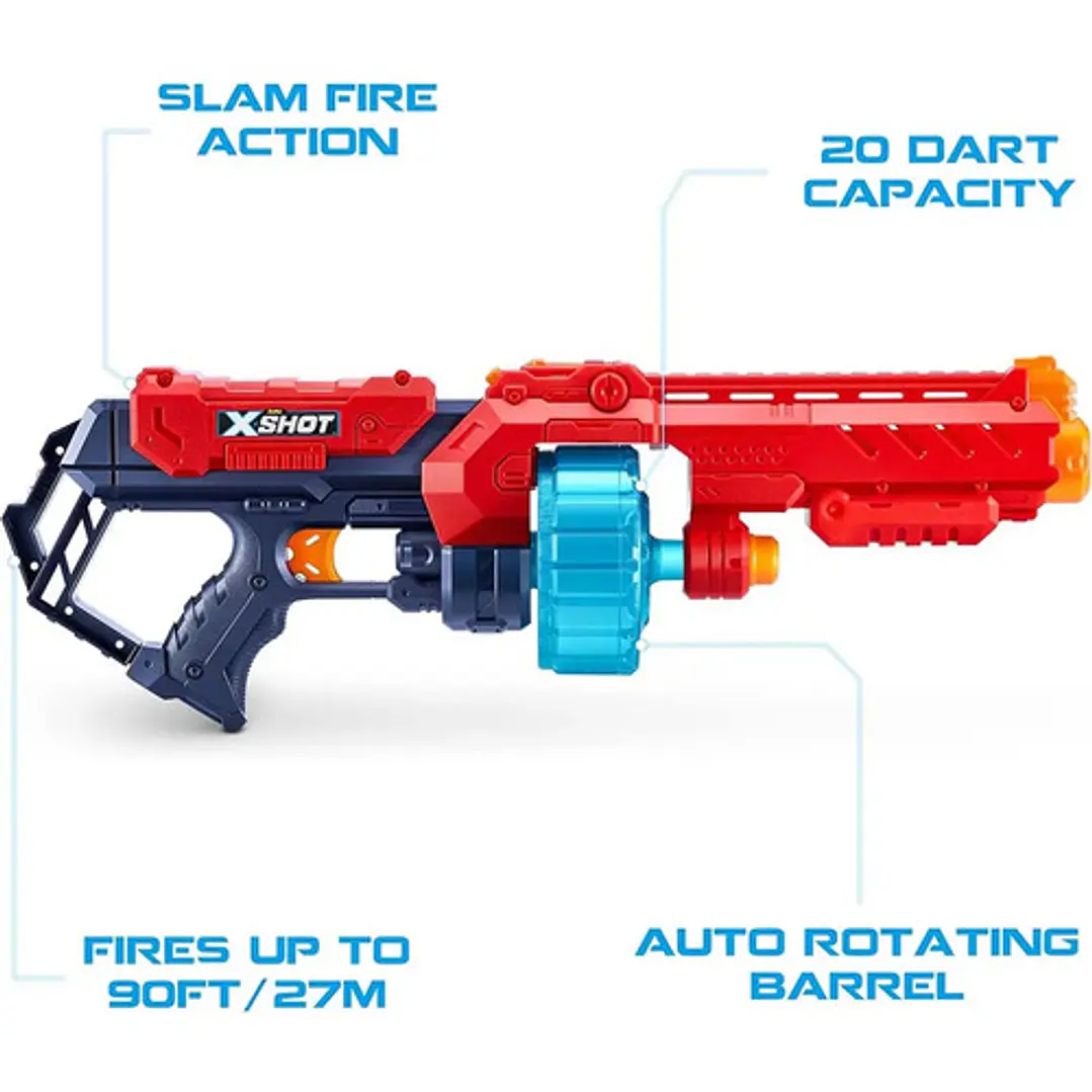 X-SHOT TURBO FIRE EXCEL 48 DARDOS 5