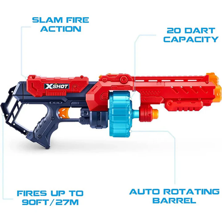 X-SHOT TURBO FIRE EXCEL 48 DARDOS 5
