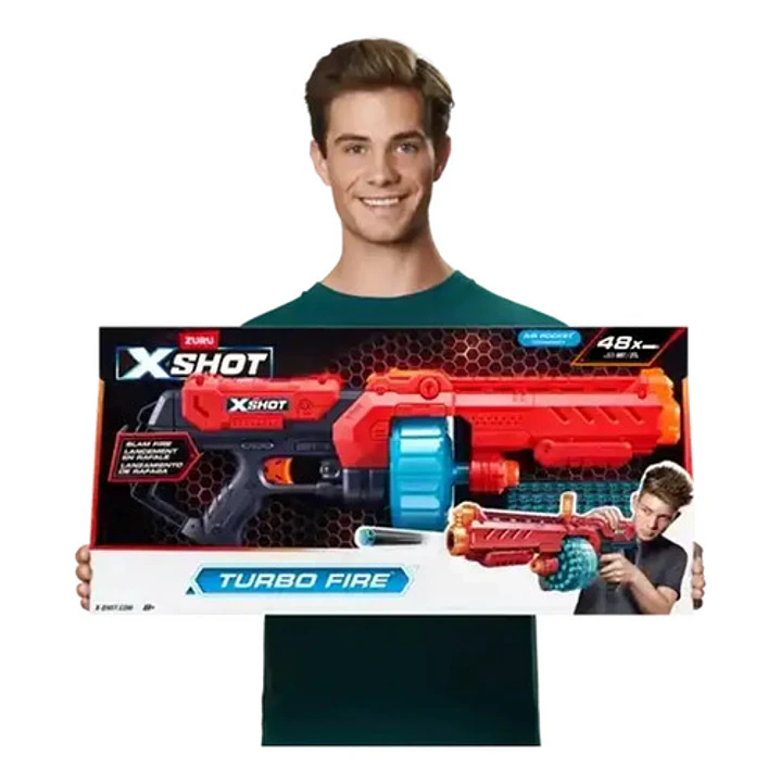 X-SHOT TURBO FIRE EXCEL 48 DARDOS 10