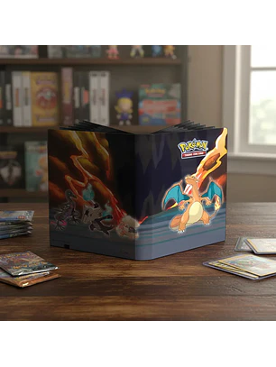Pokémon Tcg Binder Carpeta Ultra Pro 9 Espacios Charizard