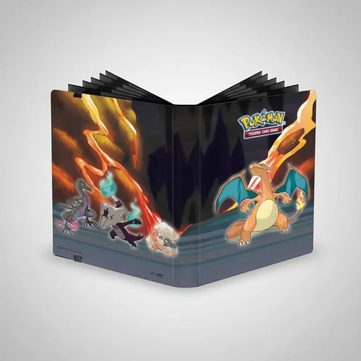 Pokémon Tcg Binder Carpeta Ultra Pro 9 Espacios Charizard 3
