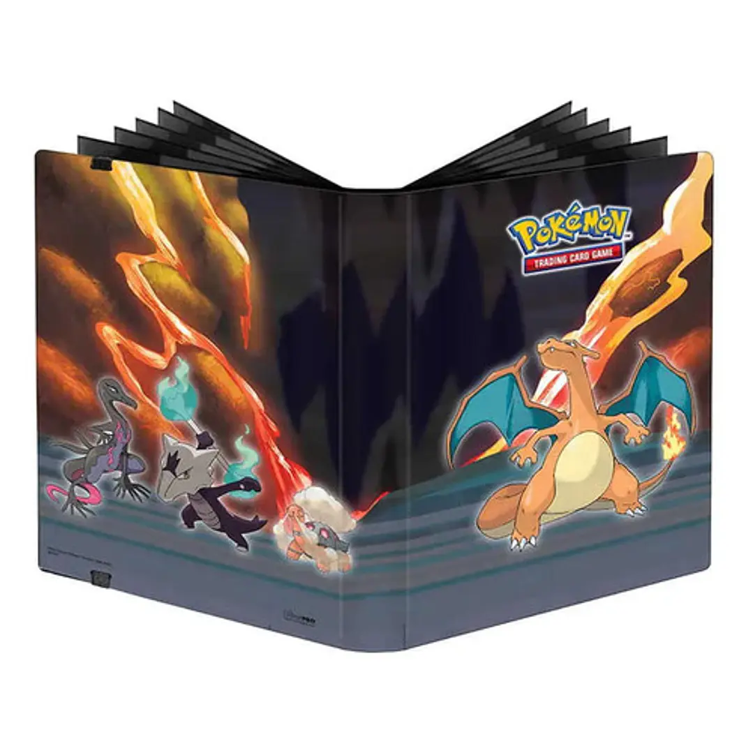 Pokémon Tcg Binder Carpeta Ultra Pro 9 Espacios Charizard 4