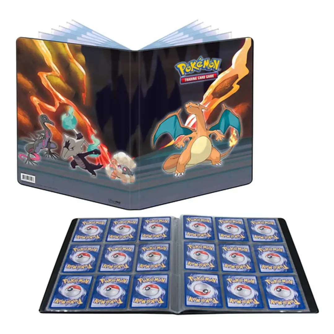 Pokémon Tcg Binder Carpeta Ultra Pro 9 Espacios Charizard 7