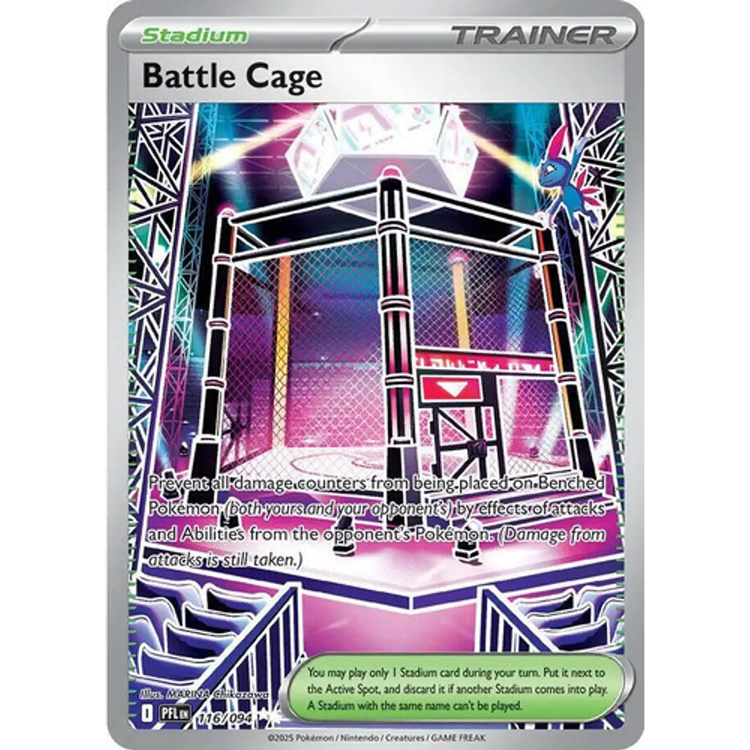POKÉMON TCG BATTLE CAGE PFL 116/094 ULTRA RARE PHANTASMAL FLAMES INGLES 1