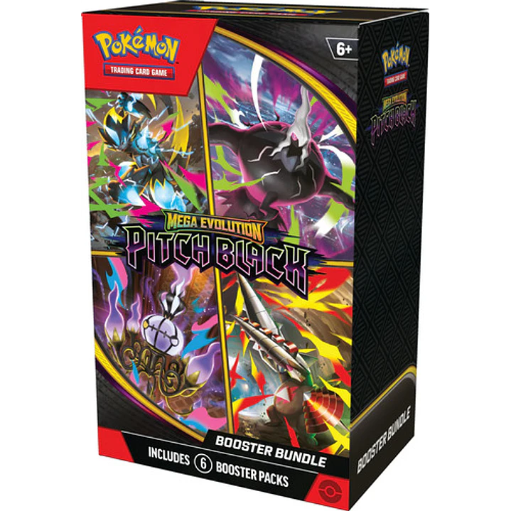 POKÉMON TCG MEGA EVOLUTION PITCH BLACK BOOSTER BUNDLE INGLES 1