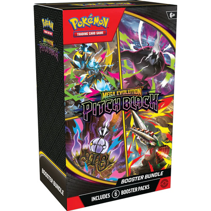 POKÉMON TCG MEGA EVOLUTION PITCH BLACK BOOSTER BUNDLE INGLES 3