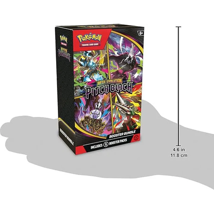 POKÉMON TCG MEGA EVOLUTION PITCH BLACK BOOSTER BUNDLE INGLES 4