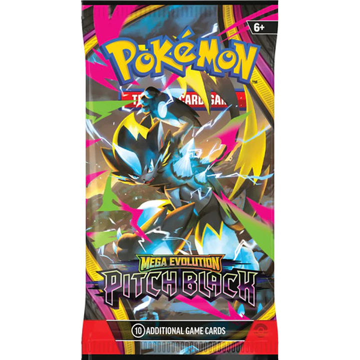 POKÉMON TCG MEGA EVOLUTION PITCH BLACK BOOSTER BUNDLE INGLES 8