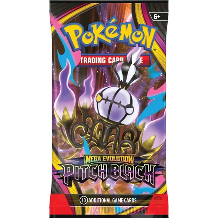 POKÉMON TCG MEGA EVOLUTION PITCH BLACK BOOSTER BUNDLE INGLES 9