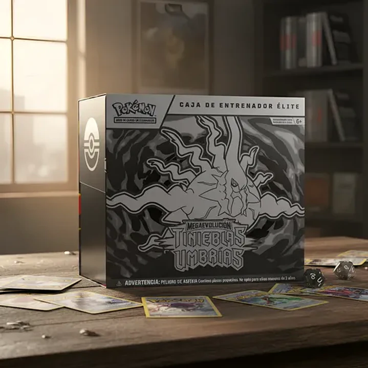 POKÉMON TCG MEGA EVOLUTION PITCH BLACK ELITE TRAINER BOX ESPAÑOL 11