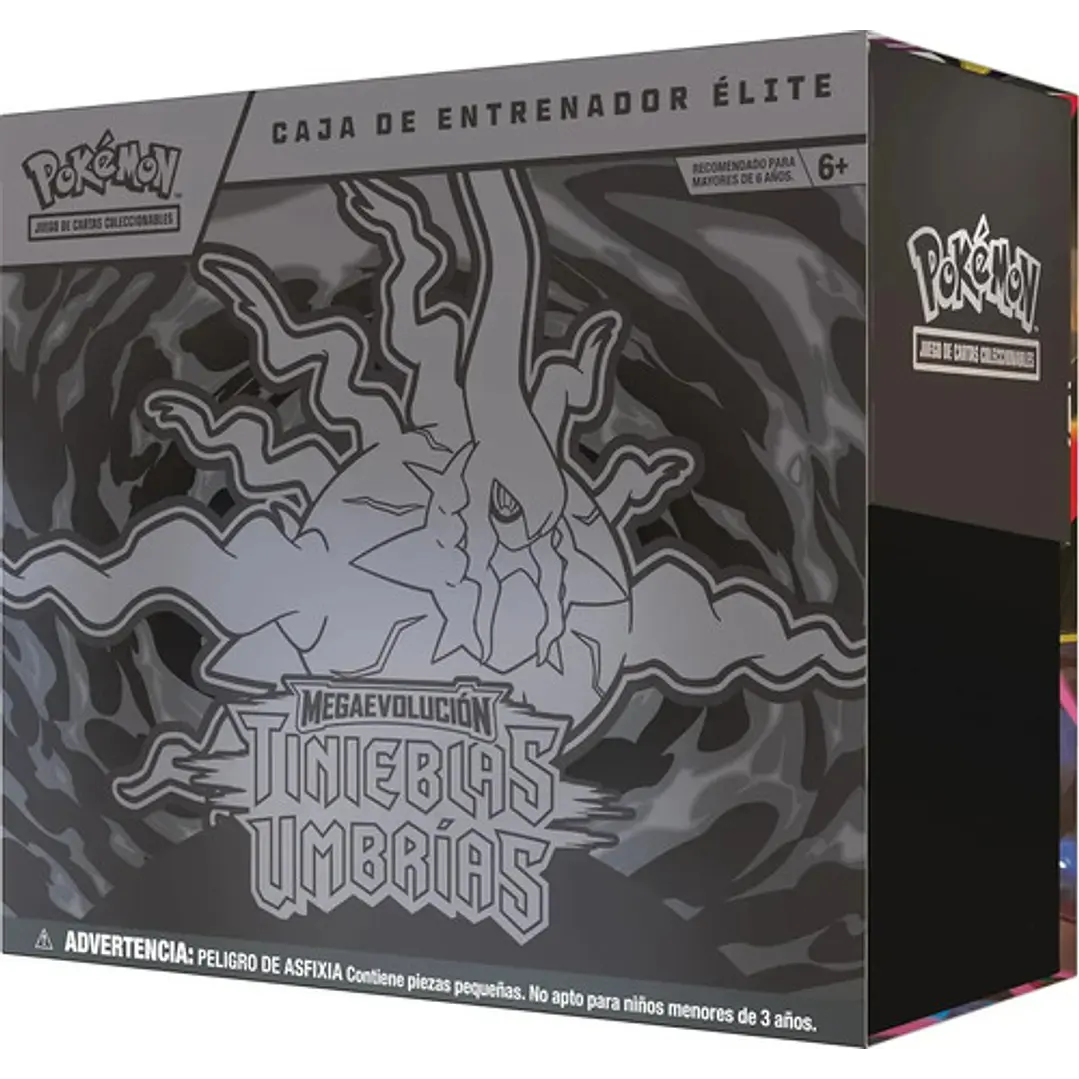 POKÉMON TCG MEGA EVOLUTION PITCH BLACK ELITE TRAINER BOX ESPAÑOL 1