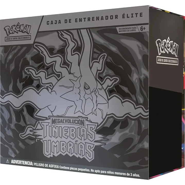 POKÉMON TCG MEGA EVOLUTION PITCH BLACK ELITE TRAINER BOX ESPAÑOL 1