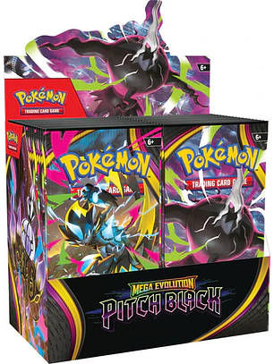 POKÉMON TCG MEGA EVOLUTION PITCH BLACK BOOSTER BOX INGLES