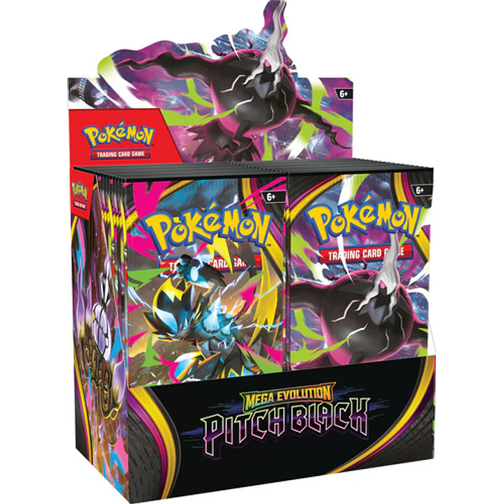 POKÉMON TCG MEGA EVOLUTION PITCH BLACK BOOSTER BOX INGLES 1