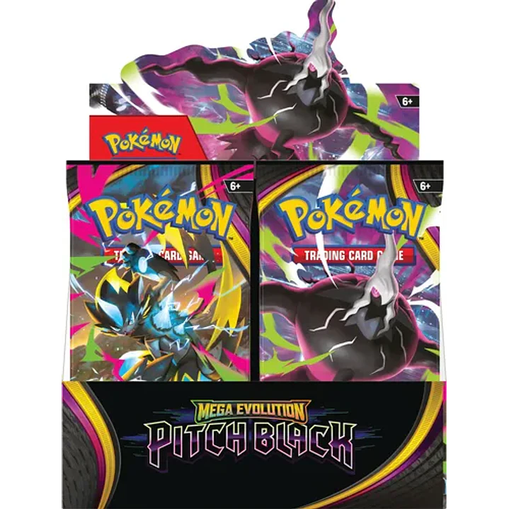 POKÉMON TCG MEGA EVOLUTION PITCH BLACK BOOSTER BOX INGLES 2