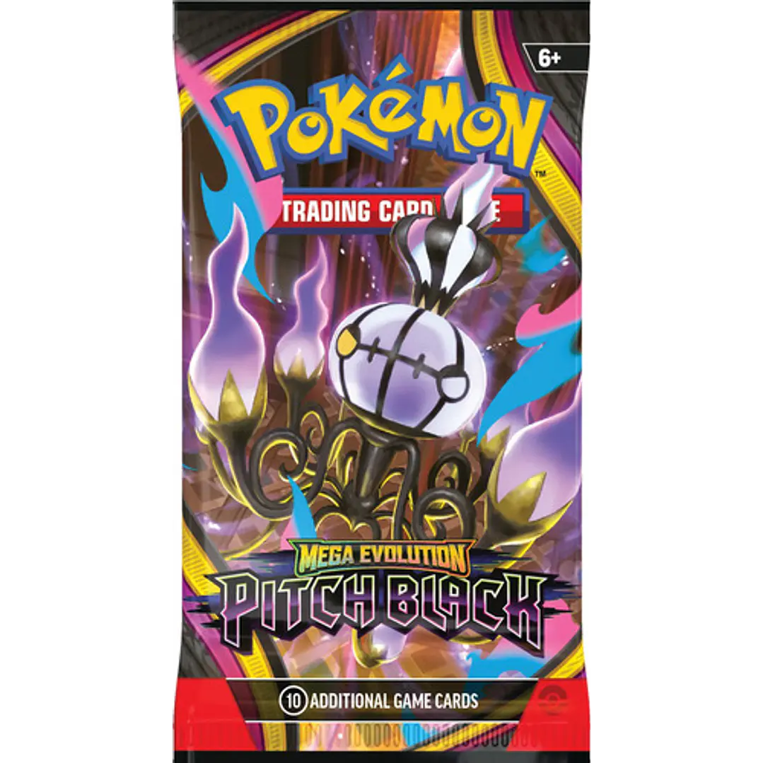 POKÉMON TCG MEGA EVOLUTION PITCH BLACK BOOSTER BOX INGLES 10