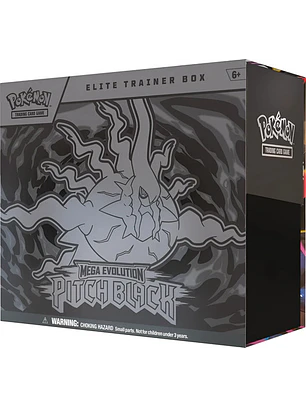 POKÉMON TCG MEGA EVOLUTION PITCH BLACK ELITE TRAINER BOX INGLES