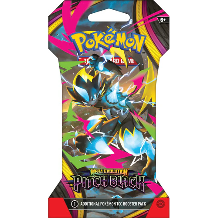 POKÉMON TCG MEGA EVOLUTION PITCH BLACK SLEEVED BOOSTER INGLES 4