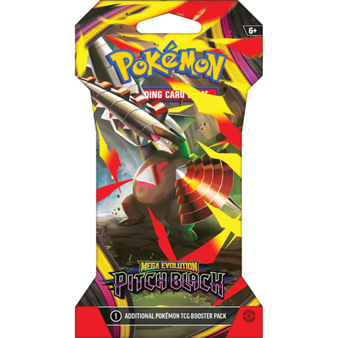 POKÉMON TCG MEGA EVOLUTION PITCH BLACK SLEEVED BOOSTER INGLES 5