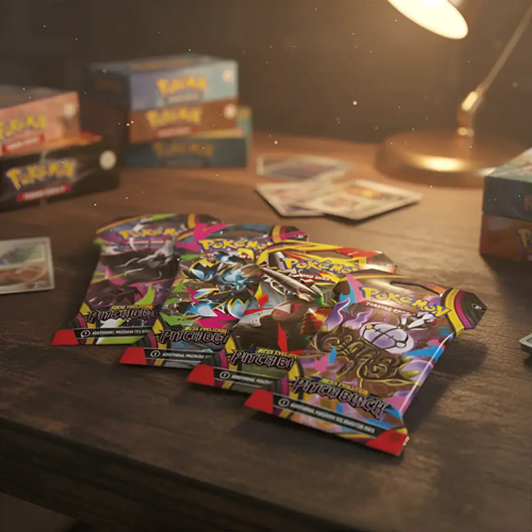 POKÉMON TCG MEGA EVOLUTION PITCH BLACK SLEEVED BOOSTER INGLES 10