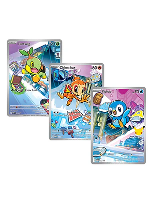 POKÉMON TCG TRIO SINNOH FIRST PARTNER ILLUSTARTION COLLECTION SERIES 1 INGLES