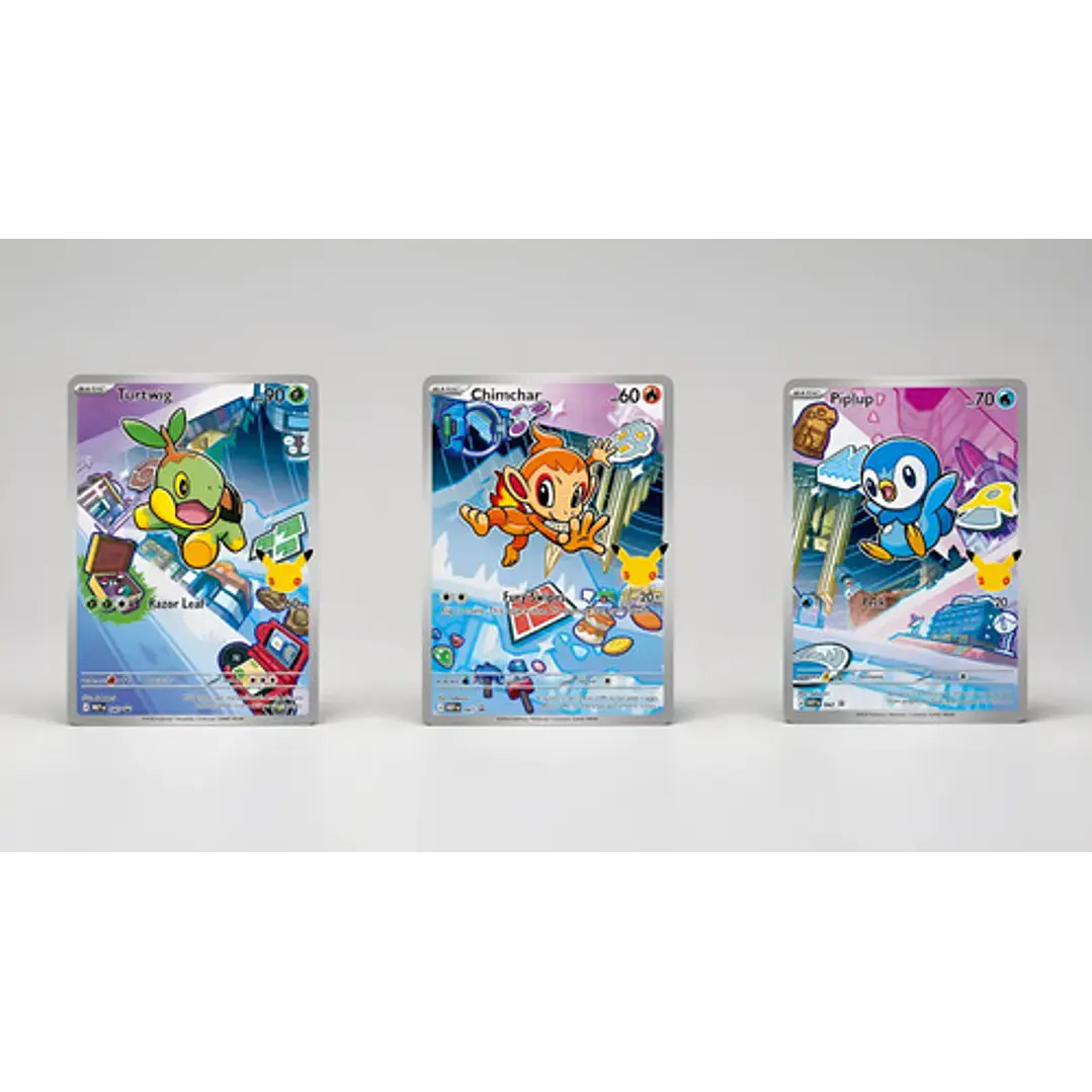 POKÉMON TCG TRIO SINNOH FIRST PARTNER ILLUSTARTION COLLECTION SERIES 1 INGLES 2