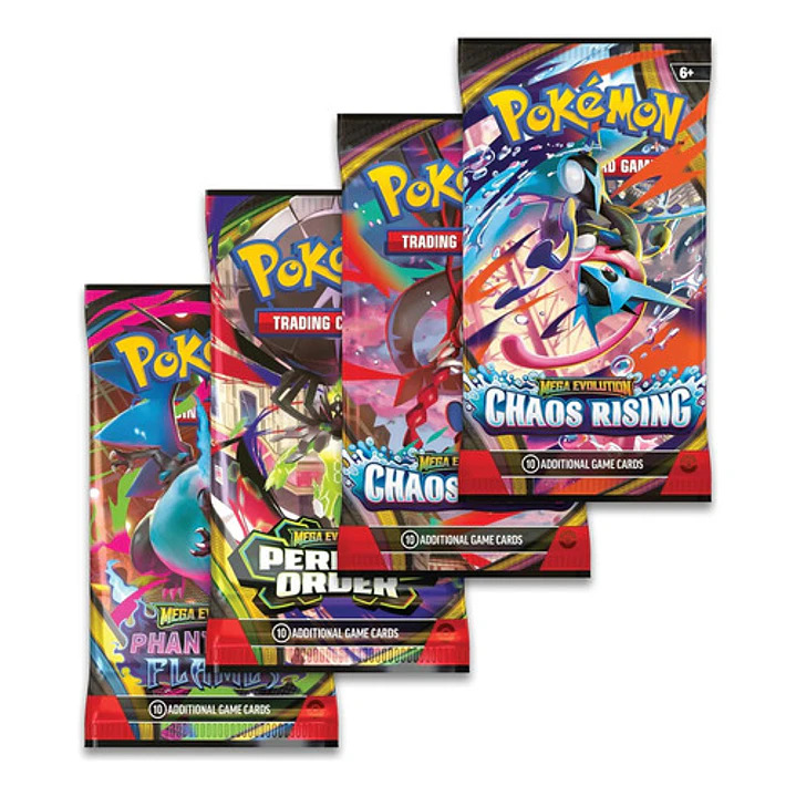 POKÉMON TCG MEGA MOONLIT TIN MEGA CLEFABLE EX INGLES 5